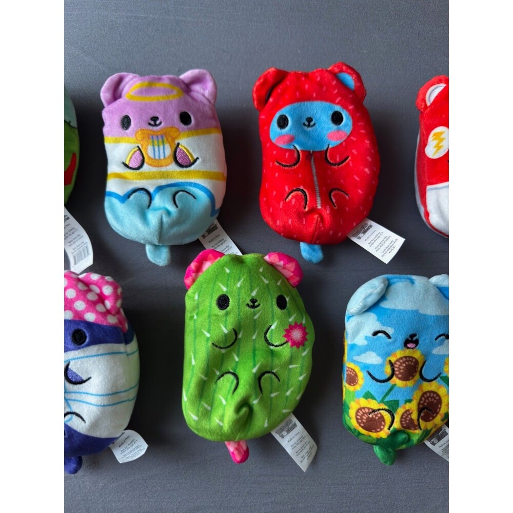Cats Vs Pickles Plush Lot of 8 Cepia Bean Bag Toy Collection Bears vs Donuts Toy - Picture 5 of 10